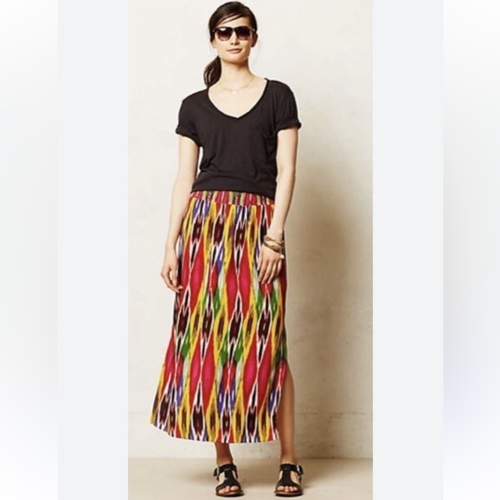 Anthropologie Vanessa Virginia Size Medium Multicolor Apolline Maxi Skirt